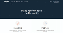 Desktop Screenshot of baqend.com