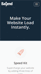 Mobile Screenshot of baqend.com